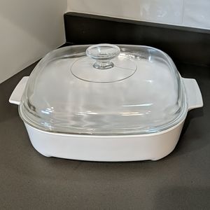 Corningware White Microwave Browning Casserole